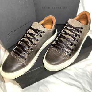 John Varvatos Mens Reed Low Top Sneaker